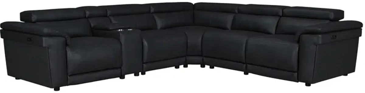 6 Piece Power Reclining Sectional