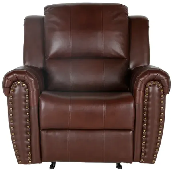 Power Recliner Chair- Top Grain Leather