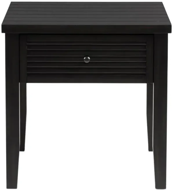 Concord - 1-Drawer Square End Table - Distressed Java