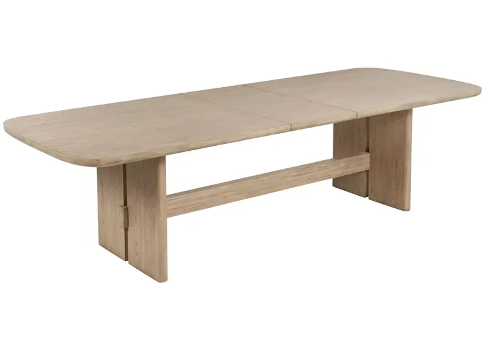 Kailani - 110" Rectangular Wood Dining Table - Beige Oak