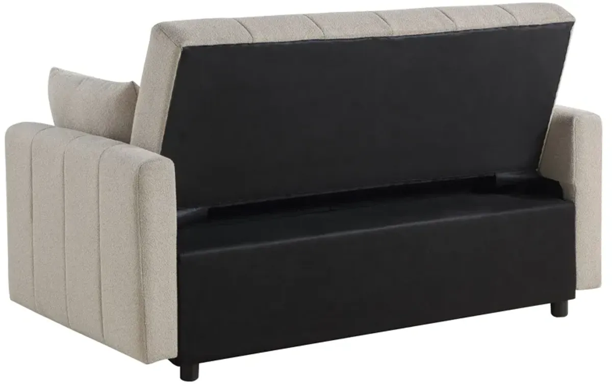 Portland - Boucle Upholstered Sleeper Sofa Bed