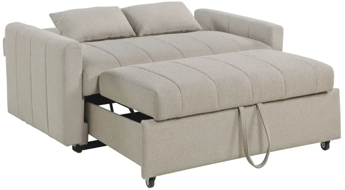 Portland - Boucle Upholstered Sleeper Sofa Bed