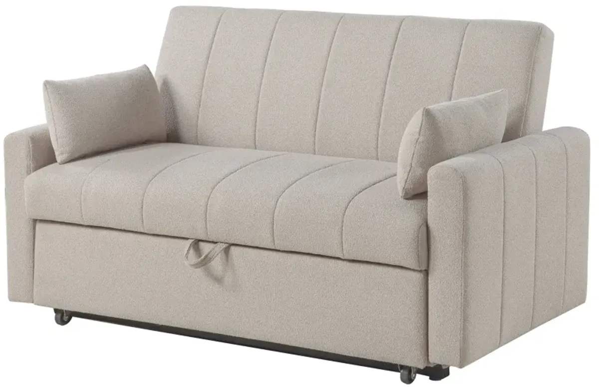 Portland - Boucle Upholstered Sleeper Sofa Bed