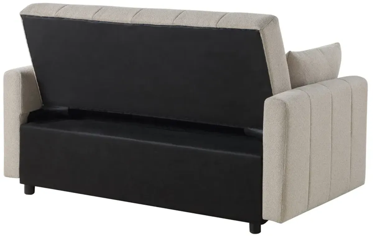 Portland - Boucle Upholstered Sleeper Sofa Bed