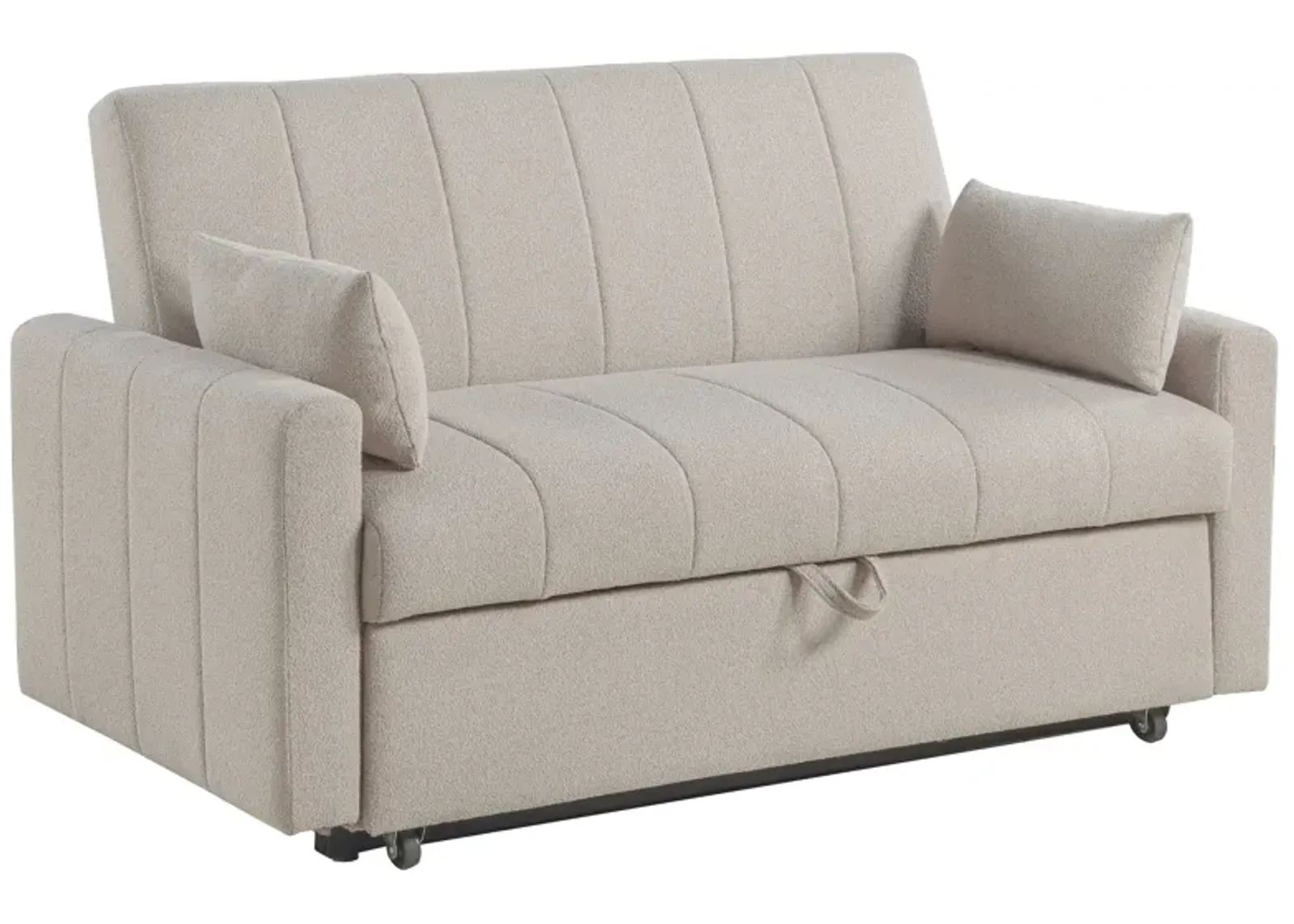 Portland - Boucle Upholstered Sleeper Sofa Bed