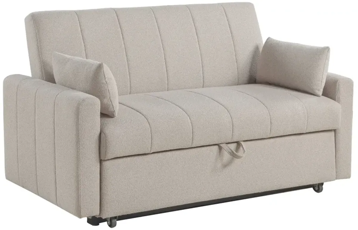 Portland - Boucle Upholstered Sleeper Sofa Bed