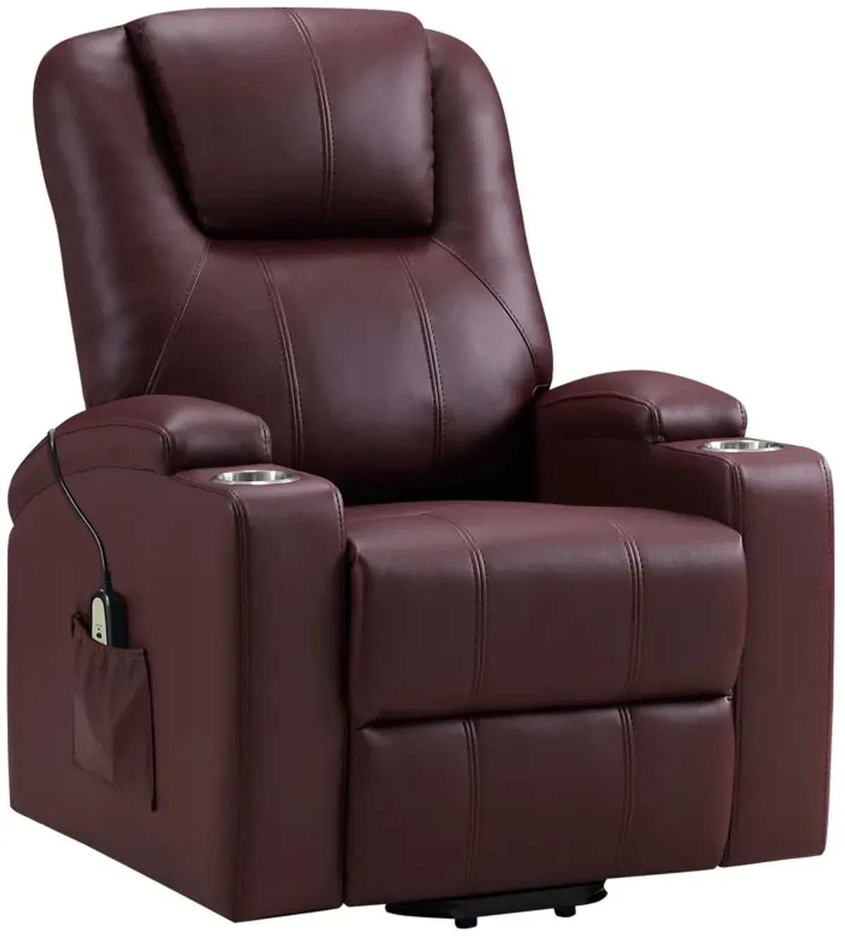 Armstrong - Upholstered Power Lift Massage Recliner