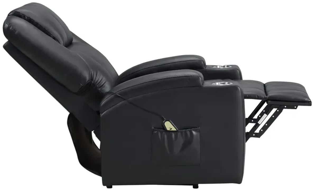 Armstrong - Upholstered Power Lift Massage Recliner