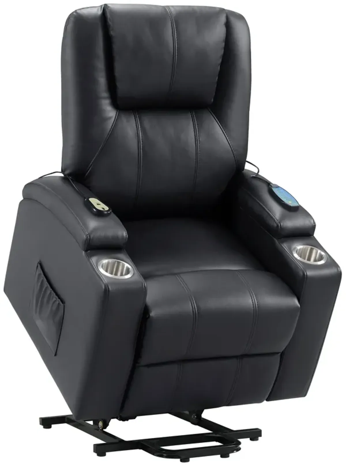 Armstrong - Upholstered Power Lift Massage Recliner