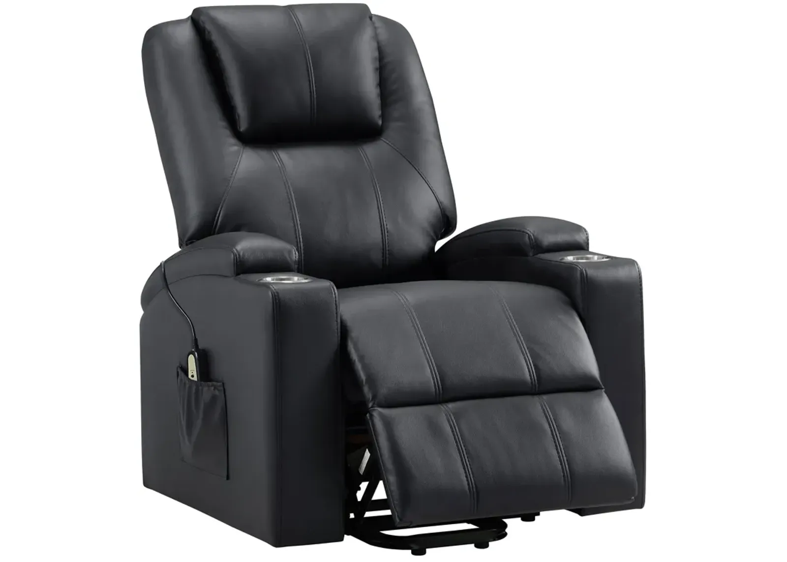 Armstrong - Upholstered Power Lift Massage Recliner