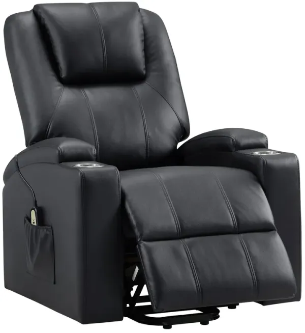 Armstrong - Upholstered Power Lift Massage Recliner