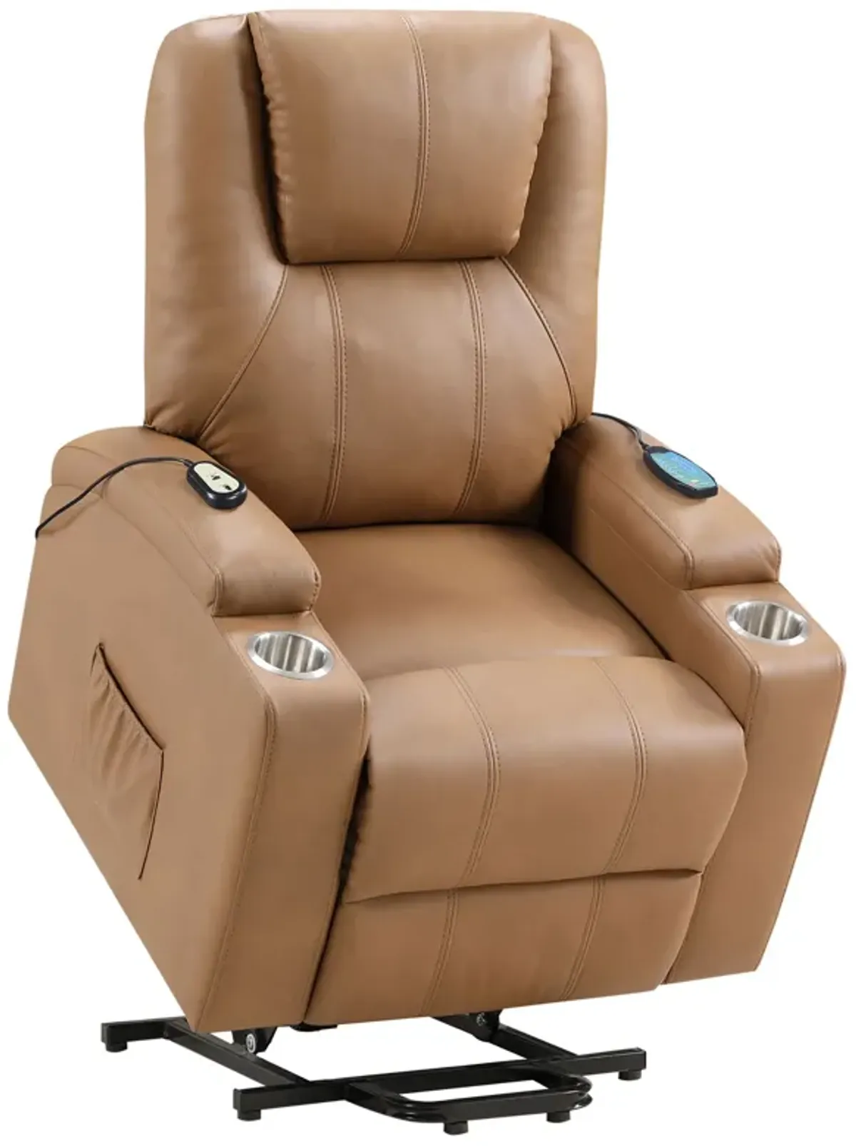 Armstrong - Upholstered Power Lift Massage Recliner