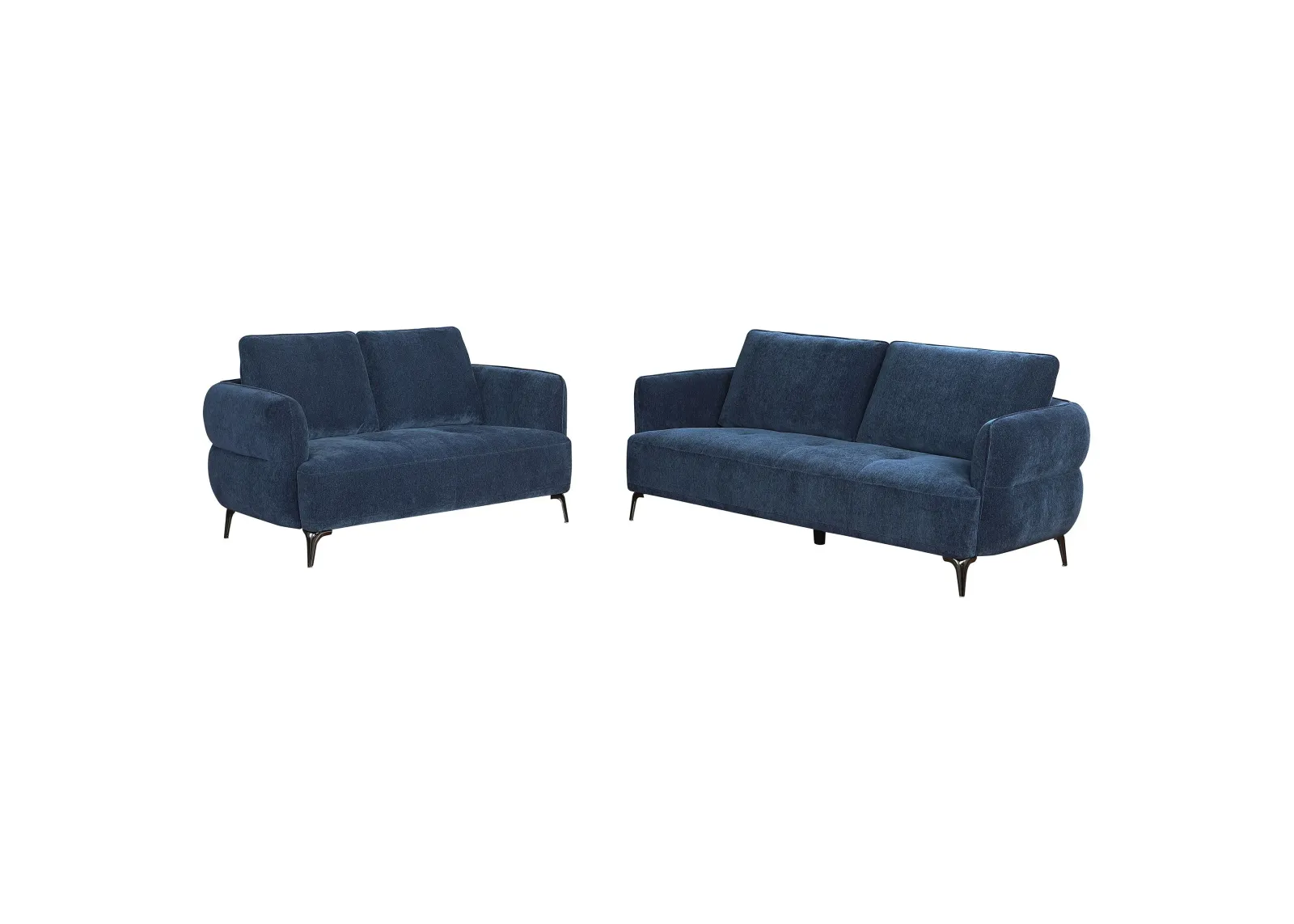 Lively - Chenille Upholstered Sofa Set