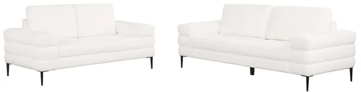 Jessel - Chenille Upholstered Sofa Set