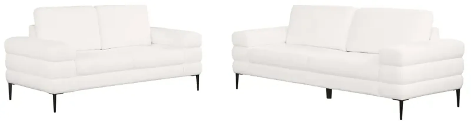 Jessel - Chenille Upholstered Sofa Set