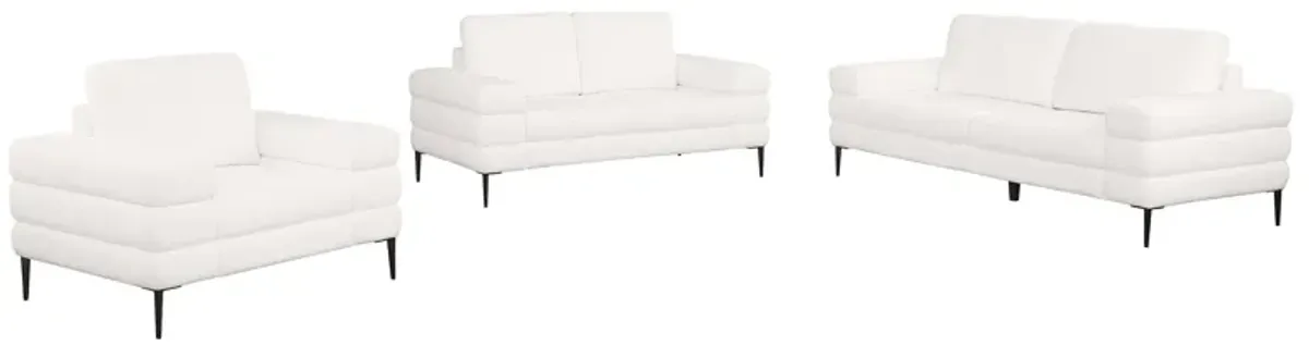 Jessel - Chenille Upholstered Sofa Set