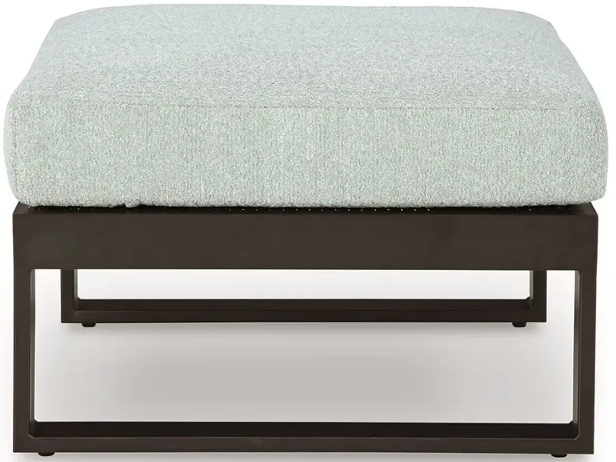 Beachloft - Ottoman With Cushion - Black / Gray