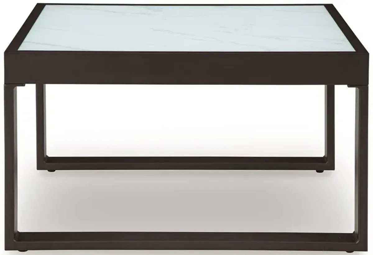 Beachloft - Black / Gray - Square Cocktail Table