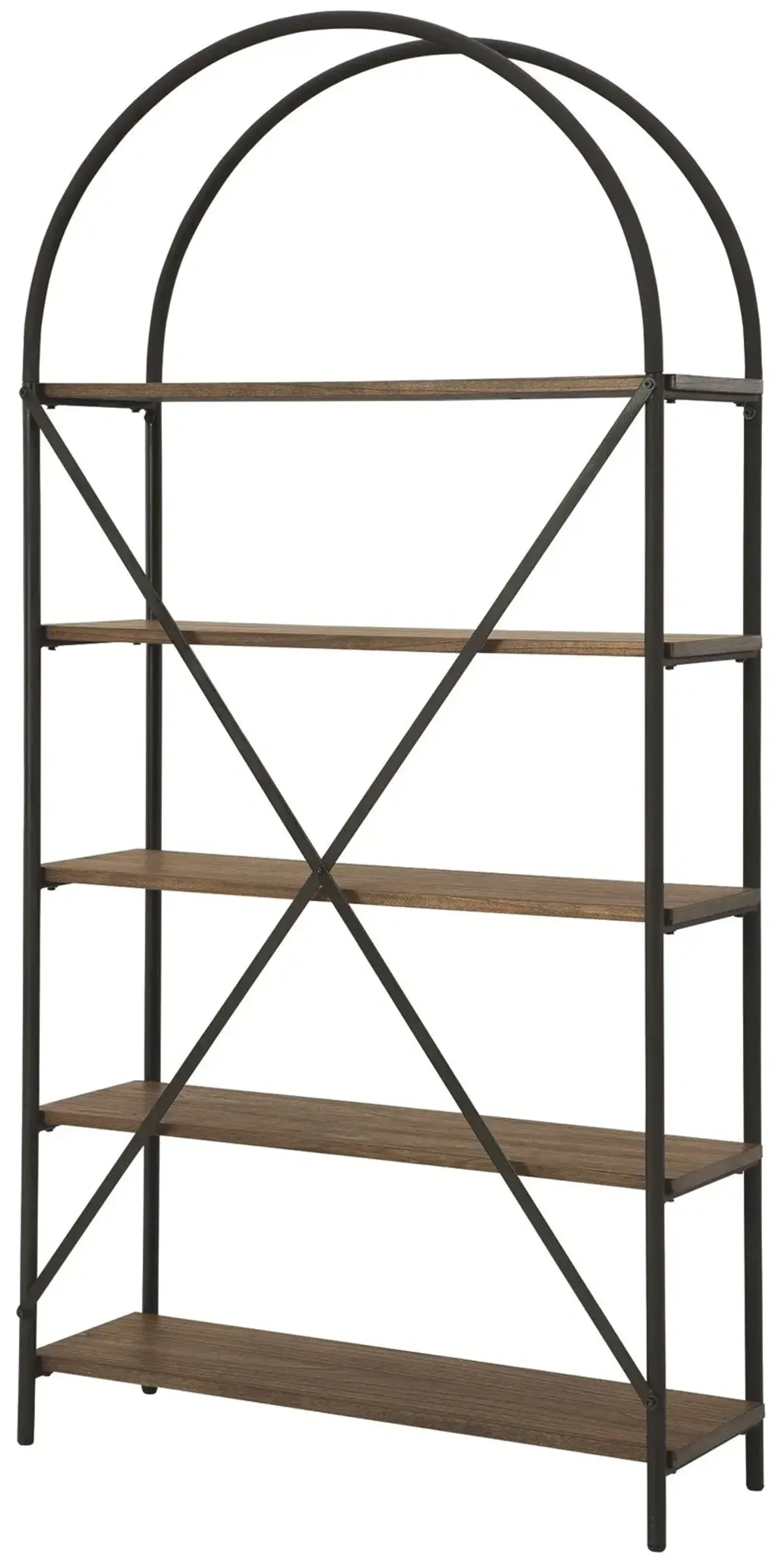 Galtbury - Bookcase - Brown / Black