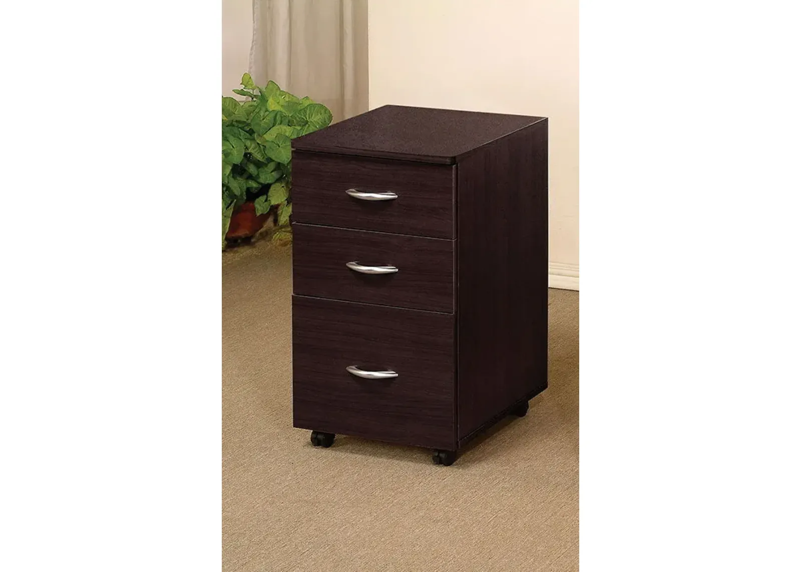 Drawer File Cabinet - Espresso