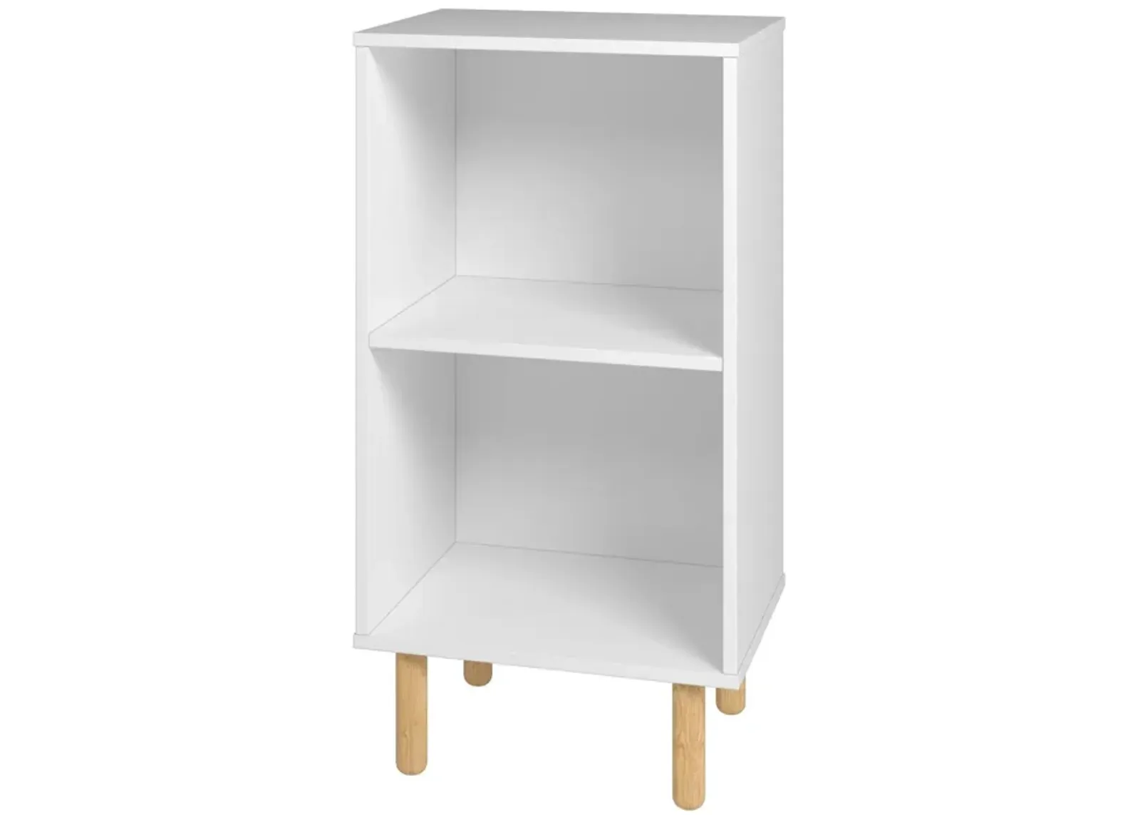 Iko Two Cubbie Open Shelving Unit - White