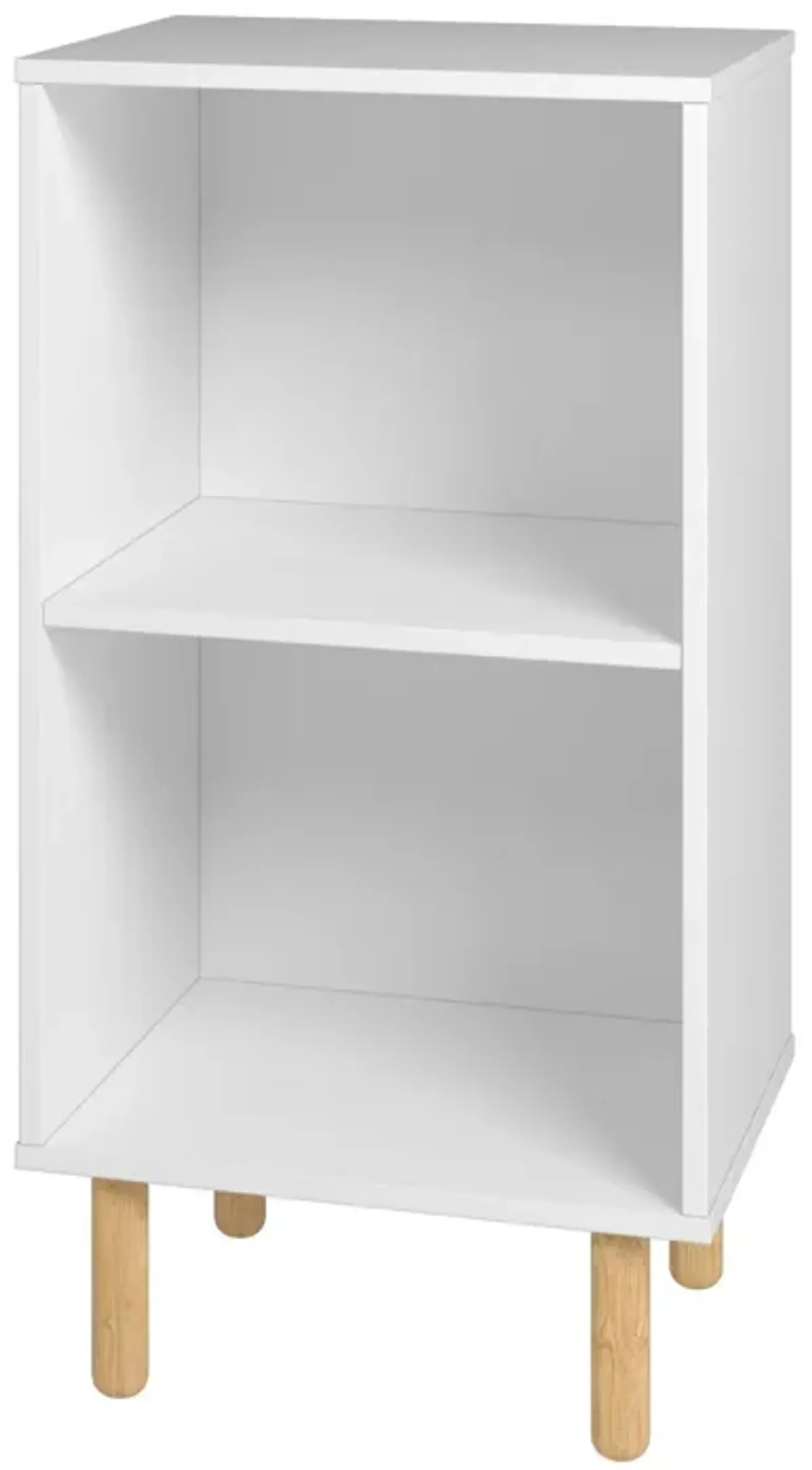 Iko Two Cubbie Open Shelving Unit - White