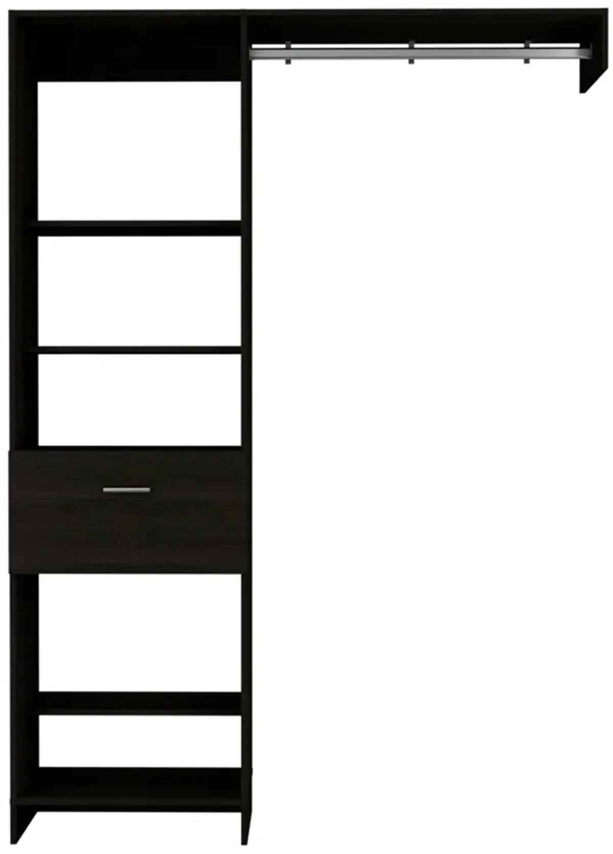 Drawer Combo Dresser - Black