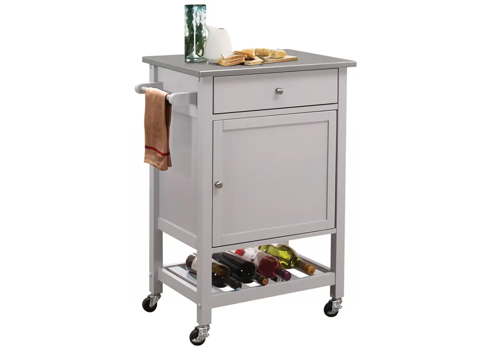 Stainless Kitchen Cart - Steel / Gray