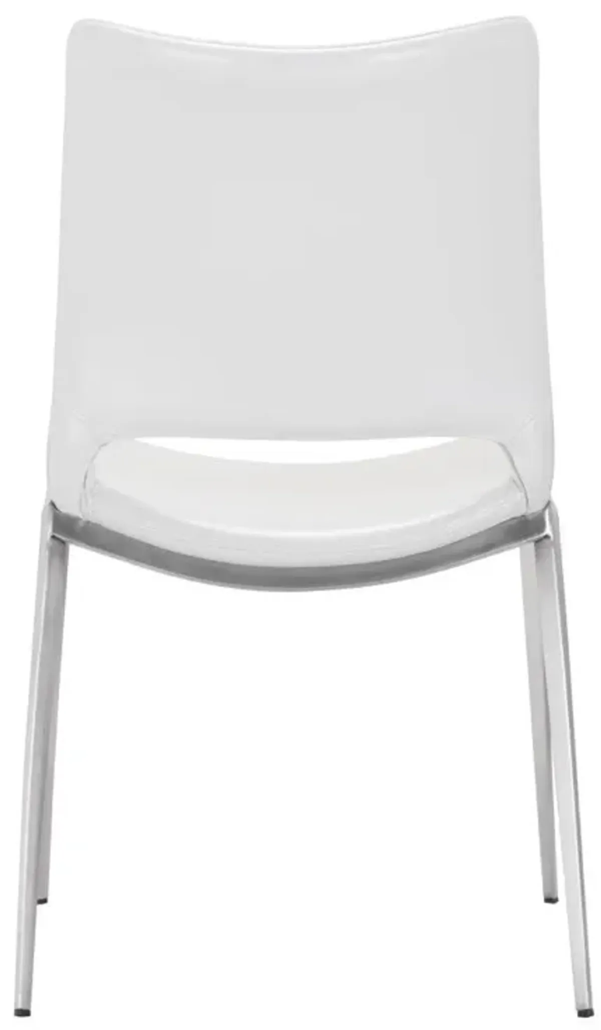 Cradle Faux Leather Side Or Dining Chairs (Set of 2) - White