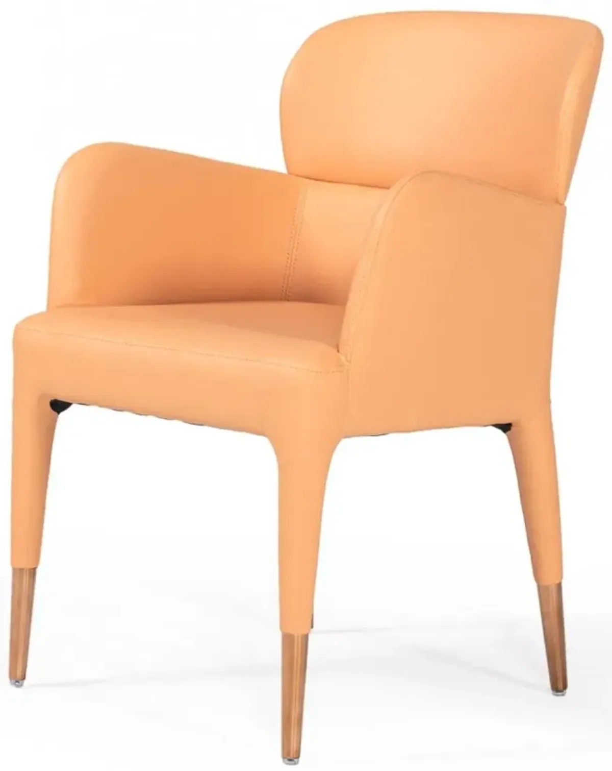 Rosegold Dining Chair - Peach