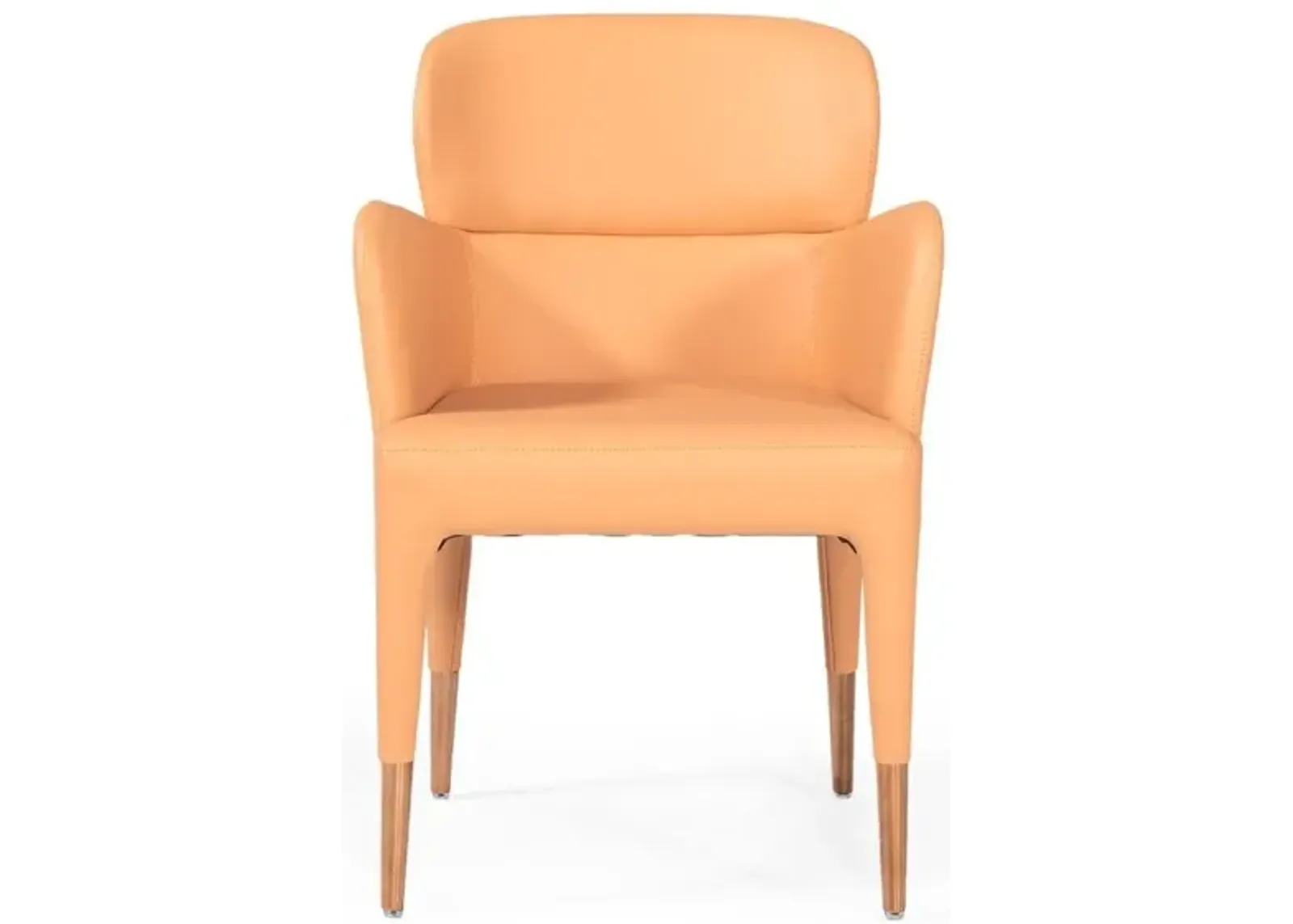 Rosegold Dining Chair - Peach