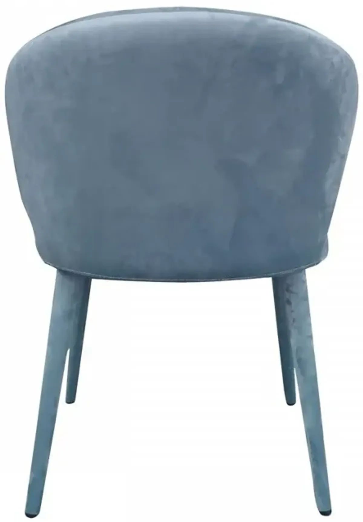 Fabric Wrapped Dining Chair - Blue Gray