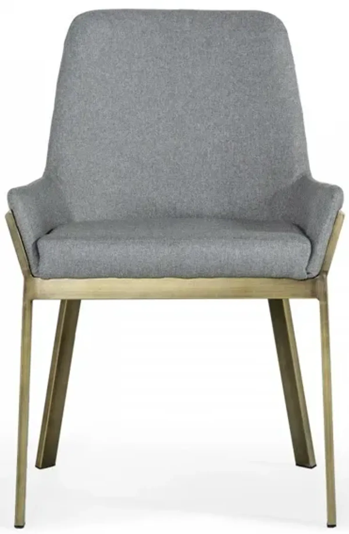 Brass Dining Chair - Gray Antique