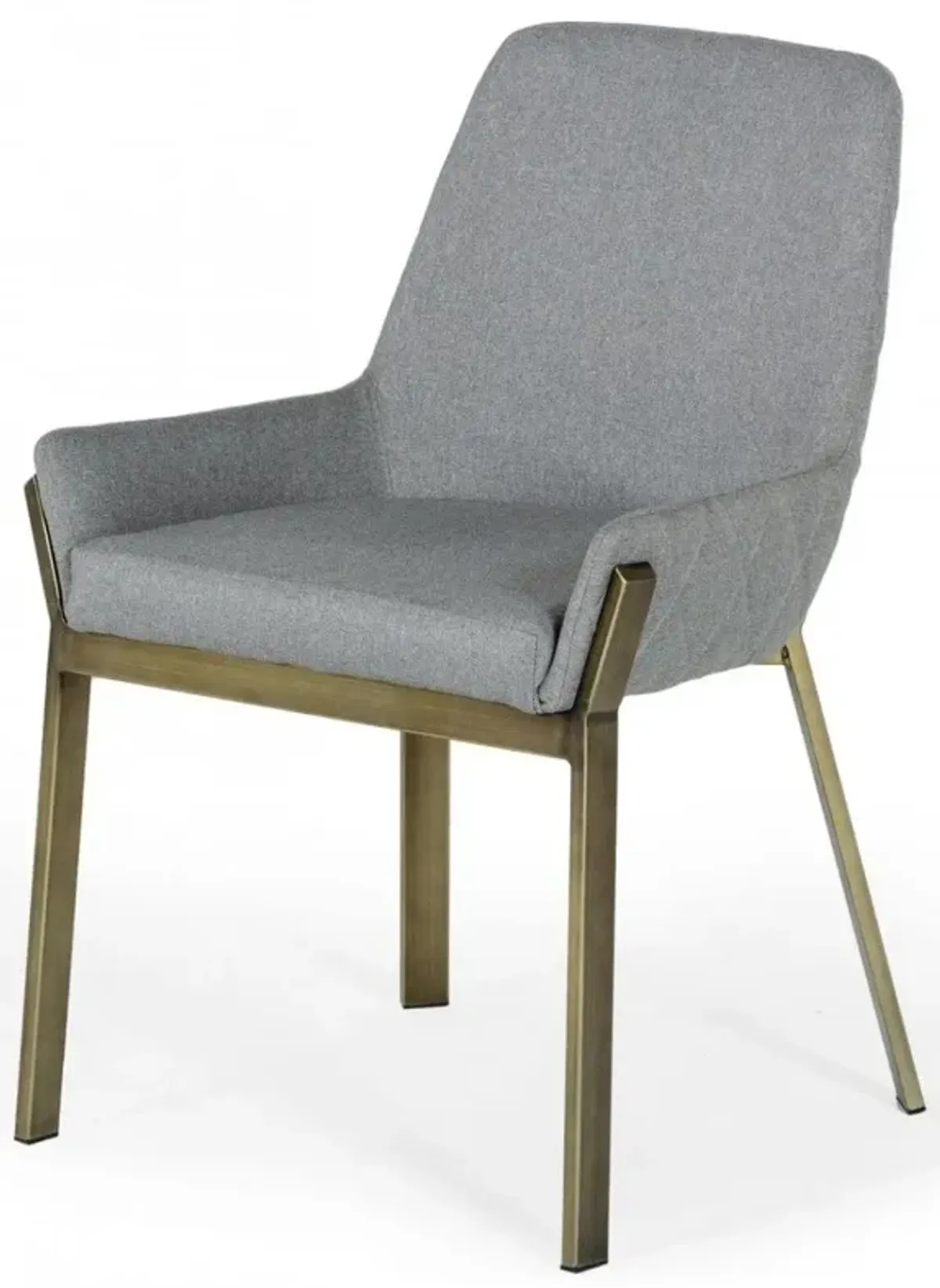 Brass Dining Chair - Gray Antique