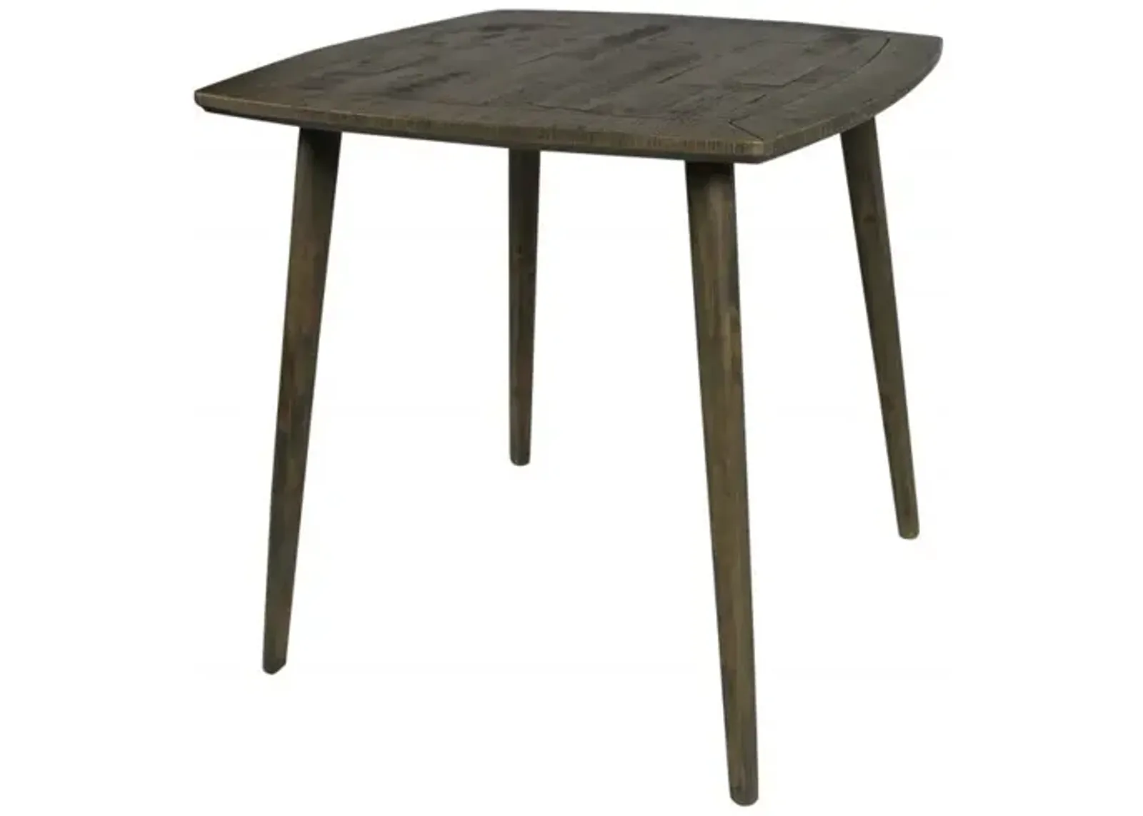 Square Solid Wood Dining Table - Brown