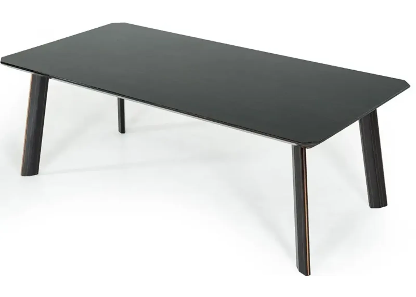 Rectangular Dining Table - Black / Rose Gold