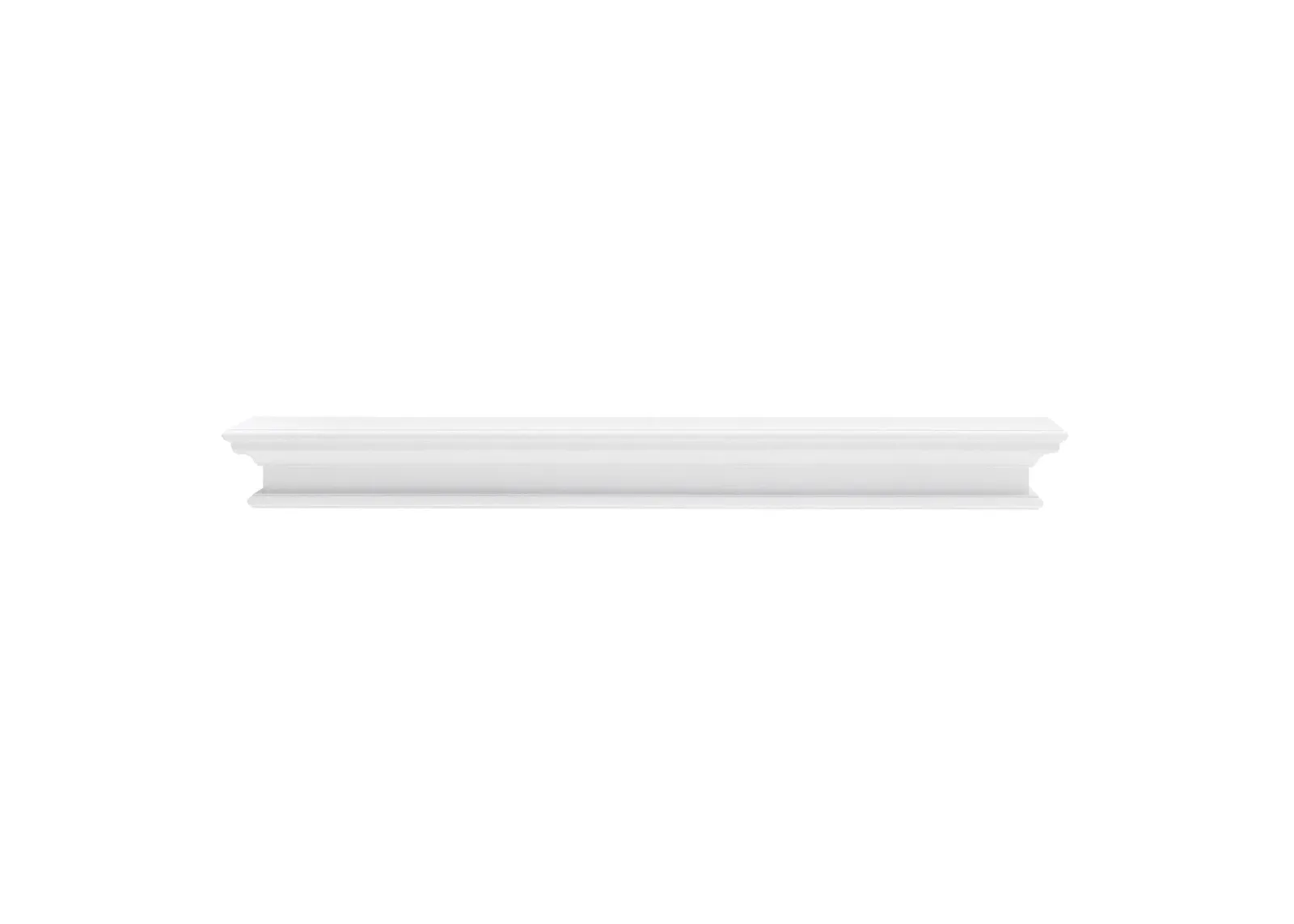 Classic Floating Wall Shelf - Whitw