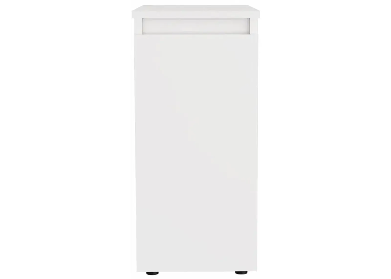 One Drawer Bathroom Storage Cabinet - White