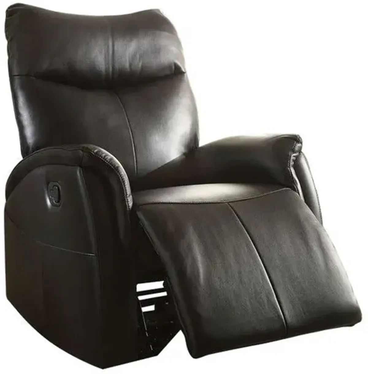 Leather-Aire Motion Recliner - Black