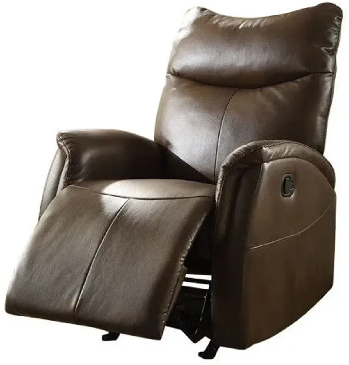 Leather-Aire Motion Recliner - Brown