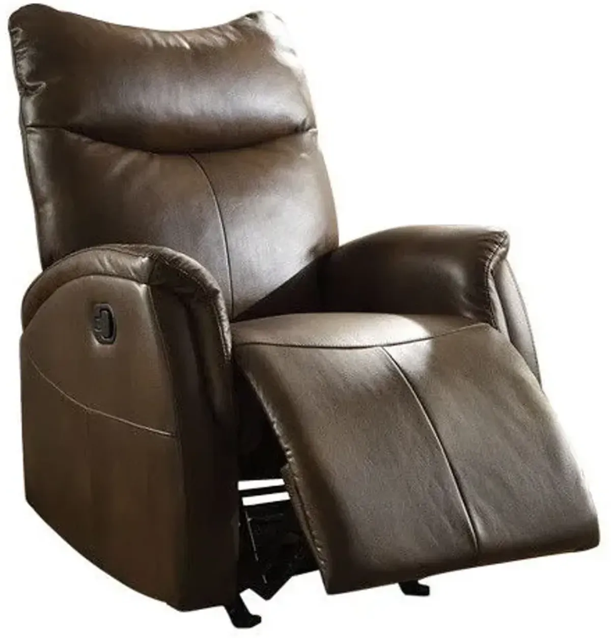 Leather-Aire Motion Recliner - Brown