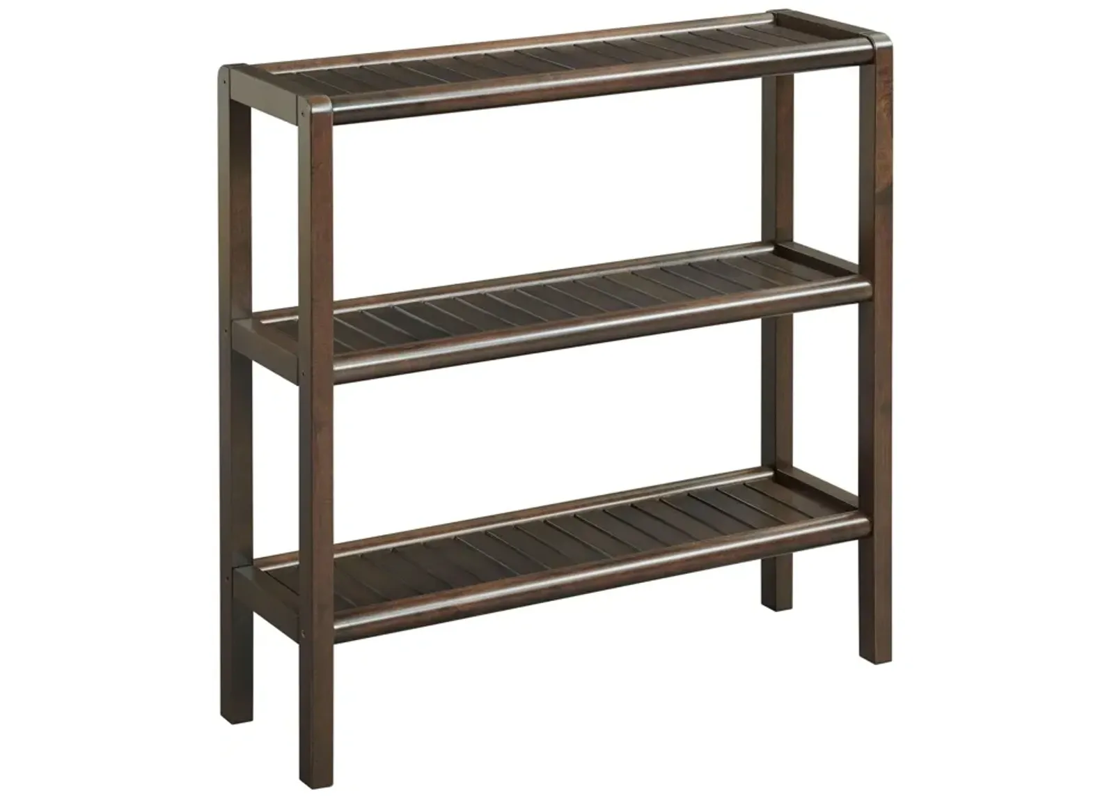 Shoe Rack Shelving Unit - Espresso Brown