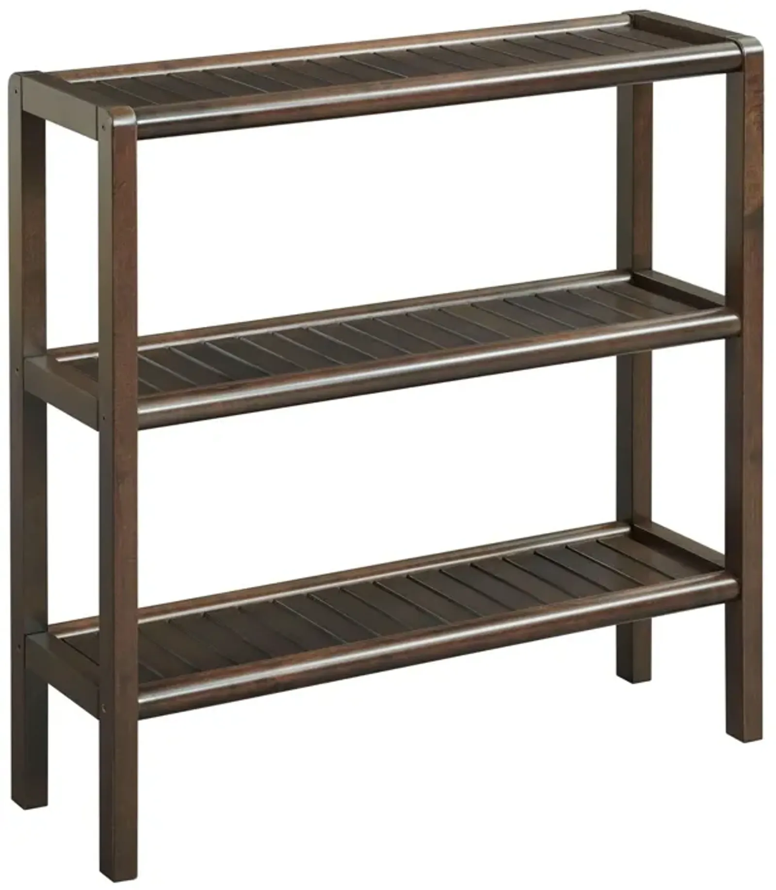 Shoe Rack Shelving Unit - Espresso Brown