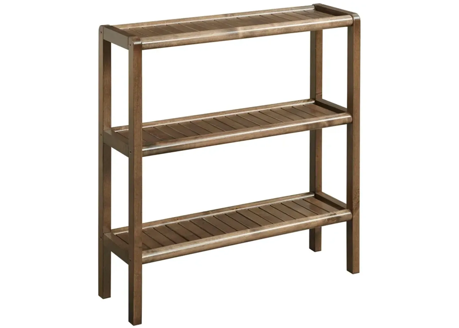 Versatile Shoe Rack Shelving Unit - Walnut