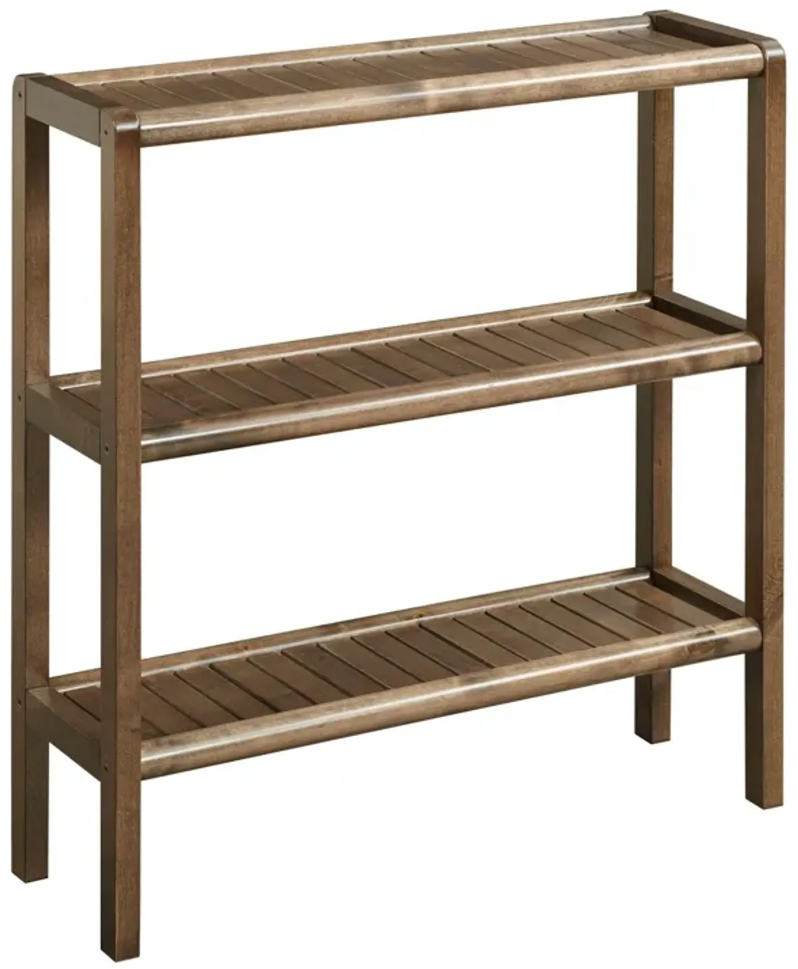 Versatile Shoe Rack Shelving Unit - Walnut