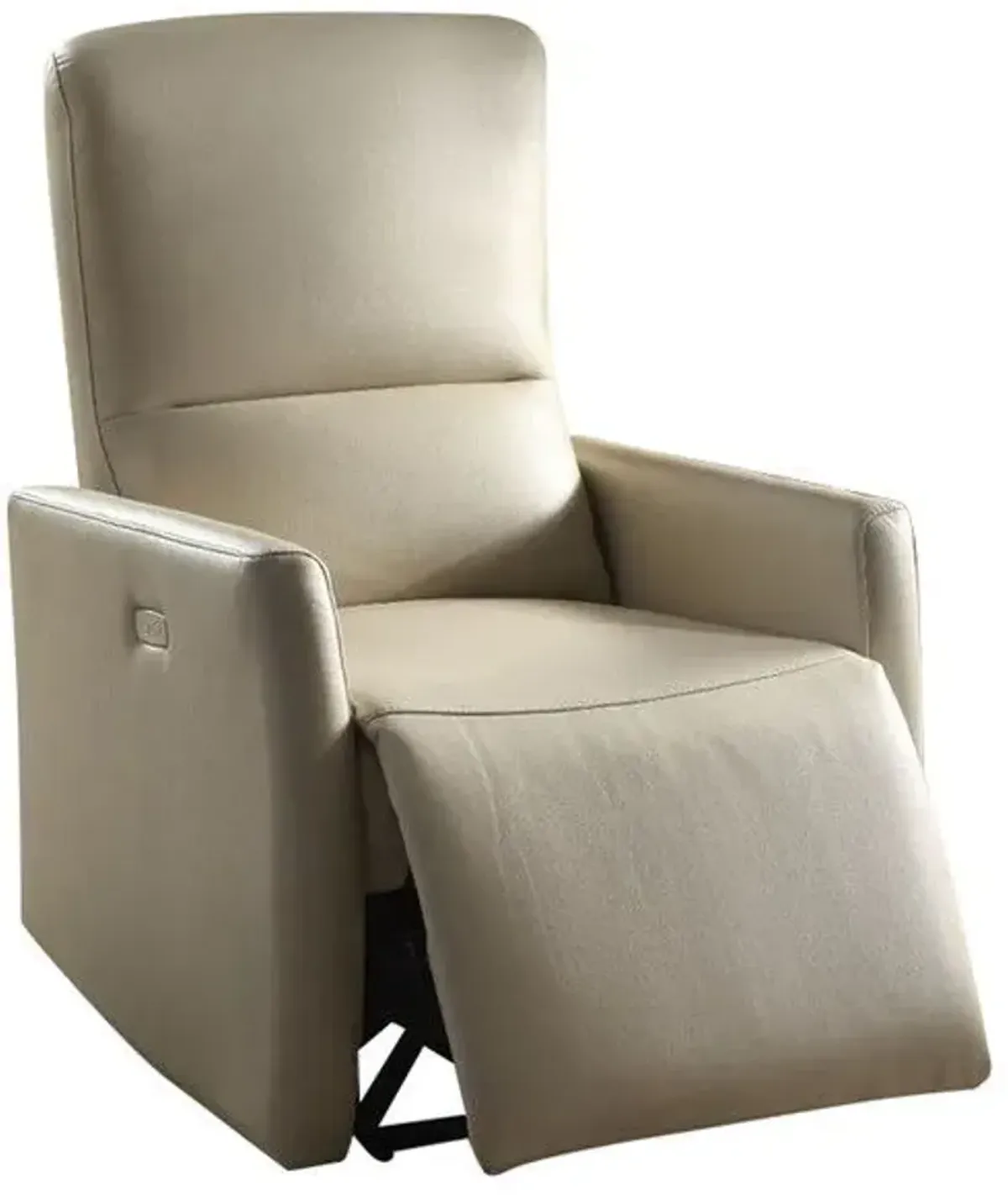 Leather-Aire Power Motion Recliner - Beige