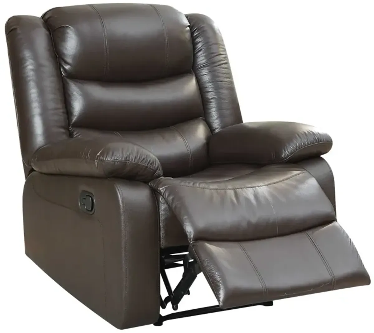 Top Grain Leather Match Recliner - Espresso