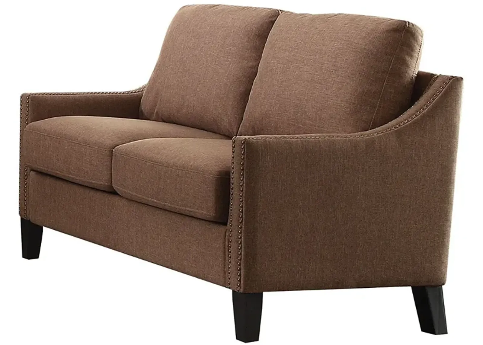 Linen Loveseat - Brown