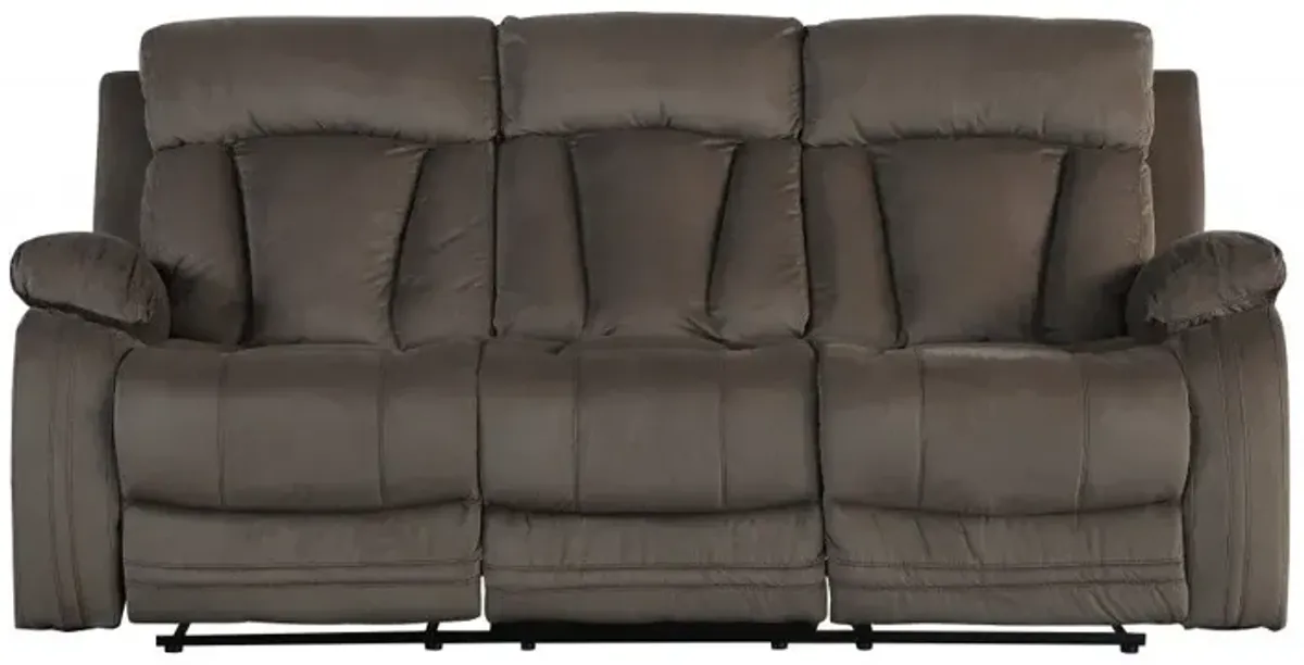 Modern Fabric Sofa - Brown