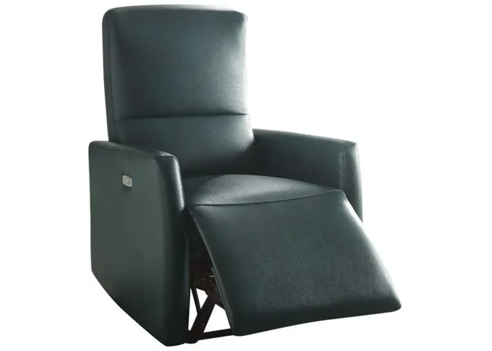 Leather-Aire Power Motion Recliner - Blue